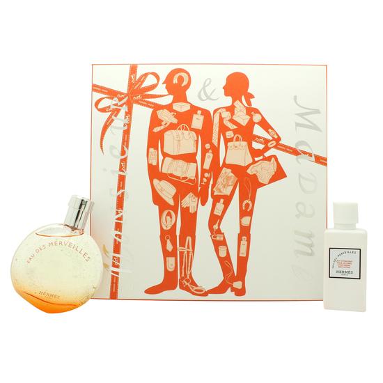 Hermès Eau Des Merveilles Gift Set 50ml Eau De Toilette + 40ml Body Lotion