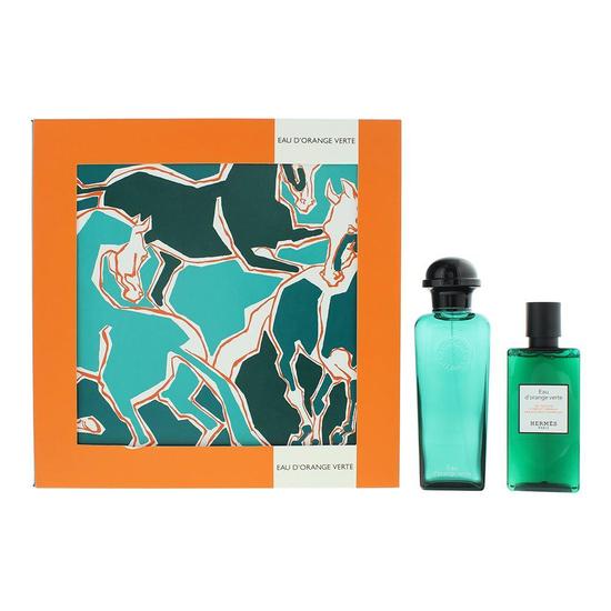Hermès Eau D'orange Verte Eau De Cologne 100ml + Shower Gel 80ml Gift Set