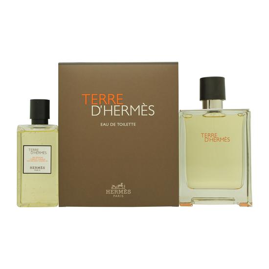 Hermès Terre d'Hermes Gift Set 100ml Eau De Toilette + 80ml Shower Gel