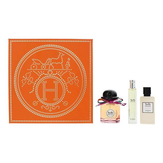 Hermès Twilly D'hermes Eau De Parfum 50ml, Body Lotion 40ml, Eau De Parfum 15ml Gift Set