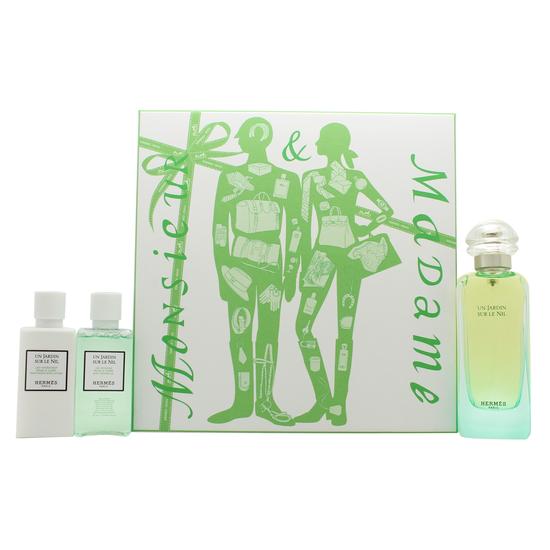 Hermès Un Jardin Sur Le Nil Gift Set 100ml Eau De Toilette + 50g Soap