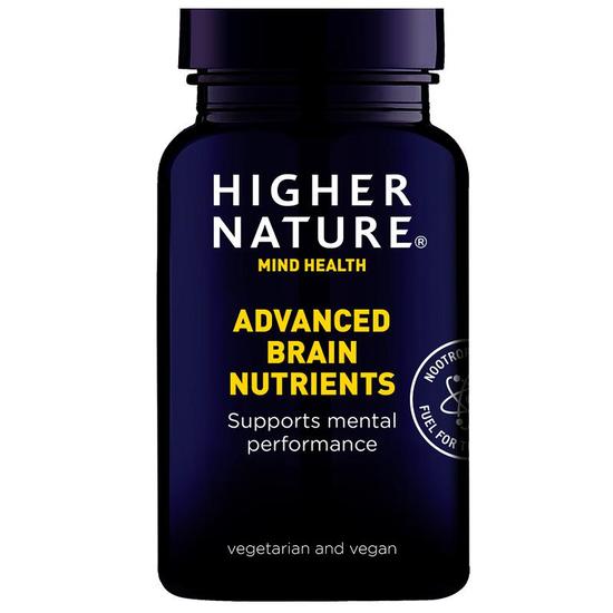 Higher Nature Advanced Brain Nutrients Vegetable Capsules 90 Capsules