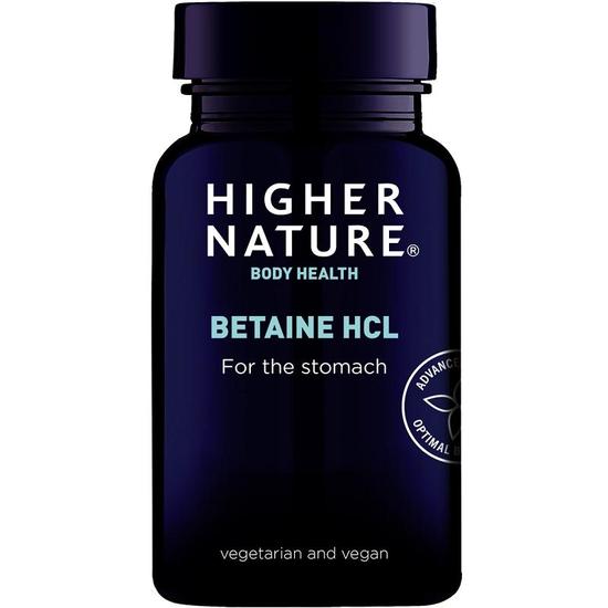 Higher Nature Betaine HCl Capsules 90 Capsules