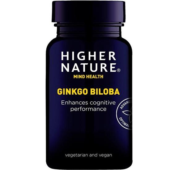 Higher Nature Ginkgo Biloba 6000 Vegetable Tablets 90