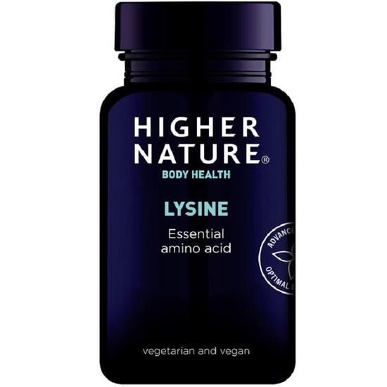 Higher Nature Lysine 500mg Vegetable Tablets 90 Tablets