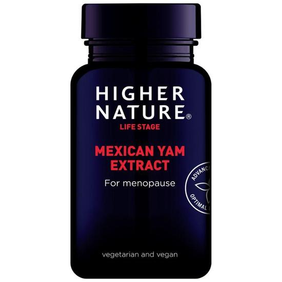 Higher Nature Mexican Yam Concentrated Extract Veg Capsules 90 Capsules