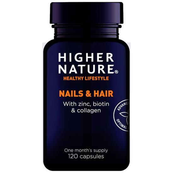 Higher Nature Nails & Hair Vegetable Capsules 120 Capsules