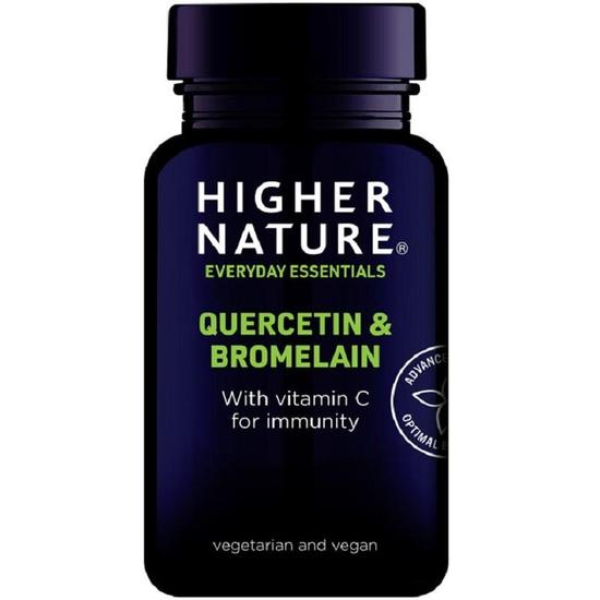 Higher Nature Quercetin & Bromelain Vegetable Tablets 60 Tablets