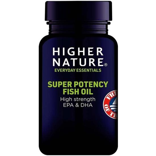 Higher Nature Super Potency Fish Oil Capsules 90 Capsules