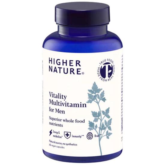 Higher Nature True Food Vitality Multivitamin For Men Capsules