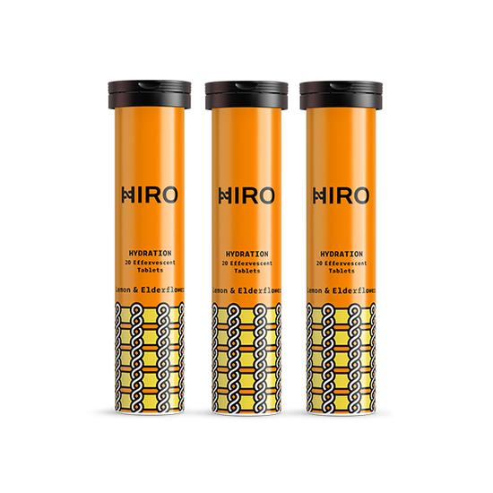 HIRO Hydration Lemon & Elderflower Tablets