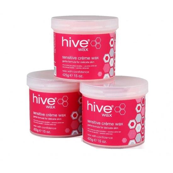 Hive Of Beauty Hive Depilatory Pink Sensitive Wax Lotion Removal 3for 2 Special Offer 425g