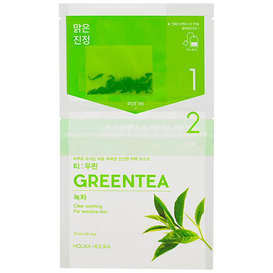 Holika Holika Instantly Brewing Tea Bag Mask Green Tea