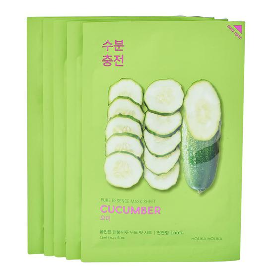 Holika Holika Pure Essence Mask Sheet Cucumber x5