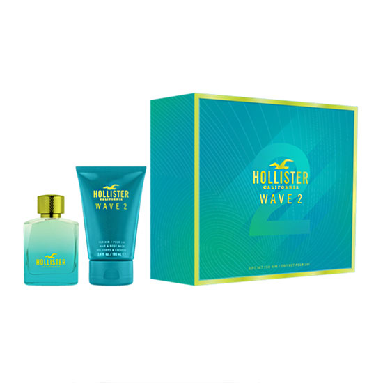 Hollister Wave 2 for Him Eau de Toilette Gift Set