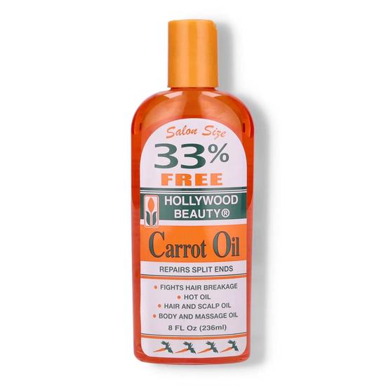 Hollywood Beauty Carrot Oil Repairs Split Ends 8oz