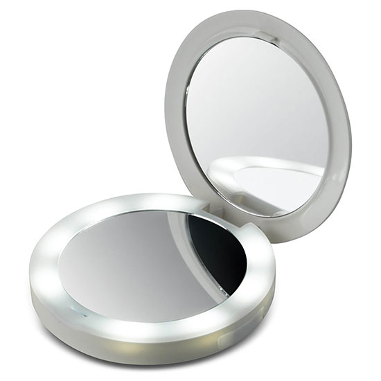 Homedics Pretty & Powerful Compact Mirror Power Bank
