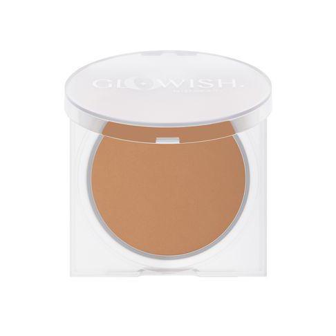 Huda Beauty GloWish Luminous Pressed Powder 06 Medium-Tan