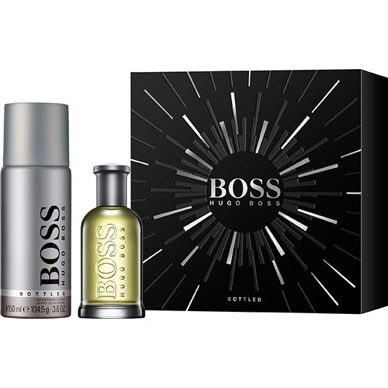 Boss Bottled BOSS Bottled Eau De Toilette Spray Gift Set 50ml