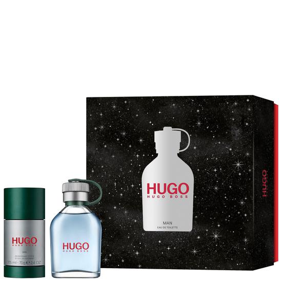 Hugo Boss Hugo Man Eau De Toilette Spray Gift Set 75ml