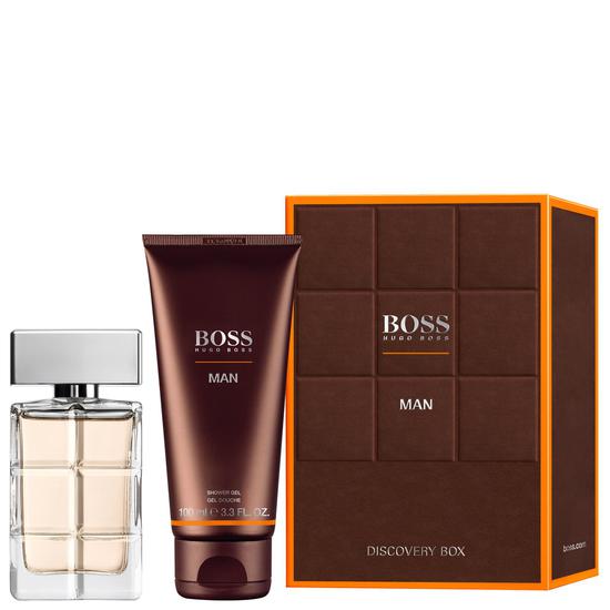 Hugo Boss Man Discovery Eau De Toilette Spray Gift Set 40ml