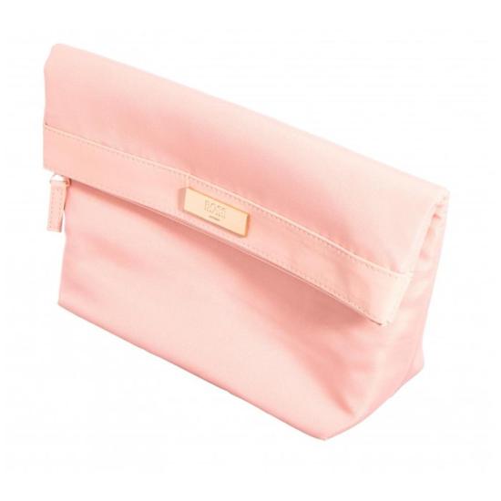 Hugo Boss Pink Pouch Cosmetic Makeup Wash Bag