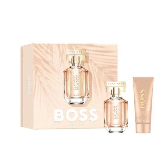 Hugo Boss The Scent For Her Eau De Parfum Women's Gift Set Spray With Body Lotion 100ml