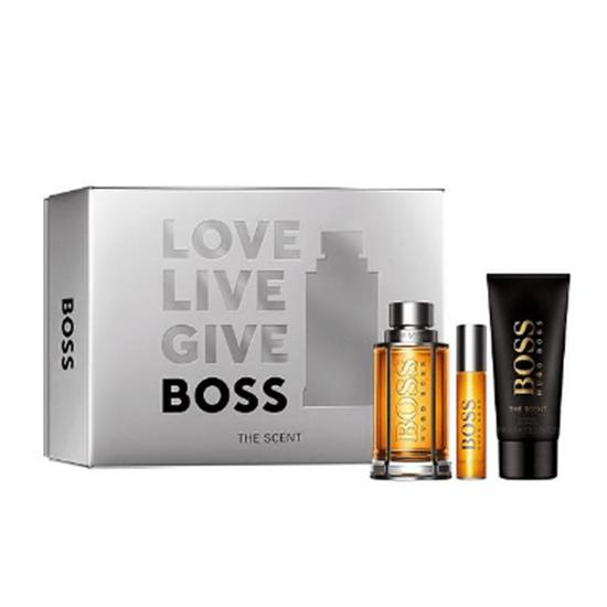 Hugo Boss The Scent For Him Eau De Toilette Gift Set 100 & 10ml Eau De Toilette, 100ml Shower Gel