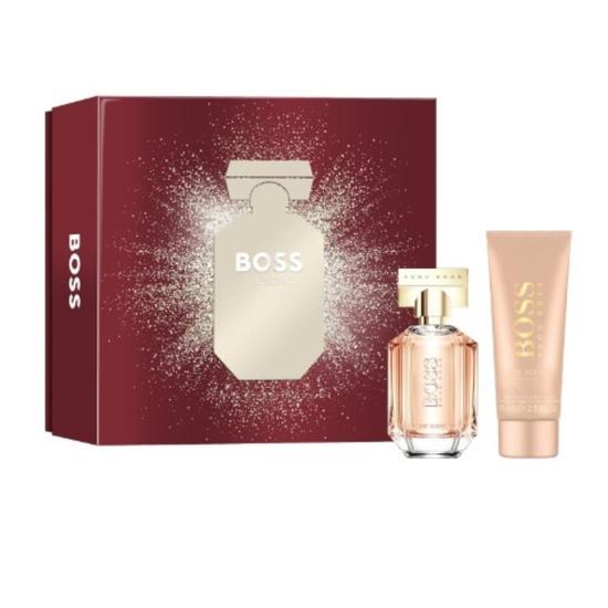 Hugo Boss The Scent Gift Set Eau De Parfum 50ml + Body Lotion 75ml
