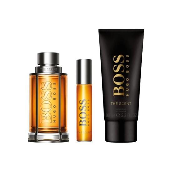 Hugo Boss The Scent Gift Set Eau De Toilette 100ml+ Shower Gel 100ml+ Eau De Toilette 10ml