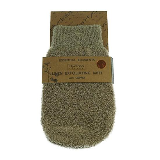 Hydrea London Copper Linen Exfoliating Mitt