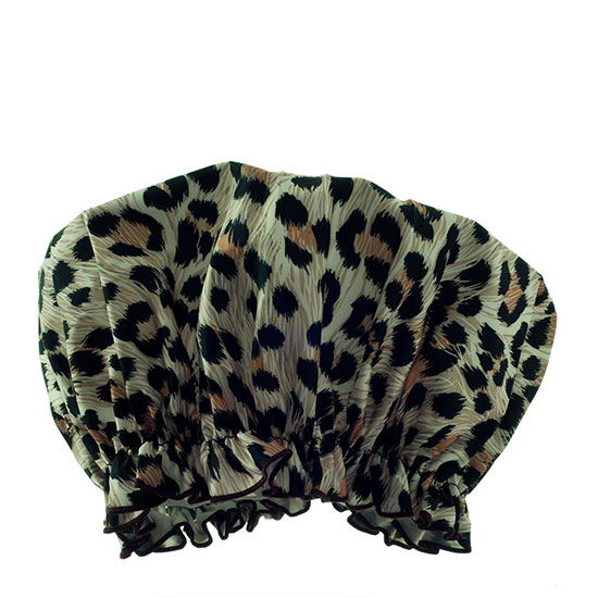 Hydréa London Eco Friendly Shower Cap Leopard