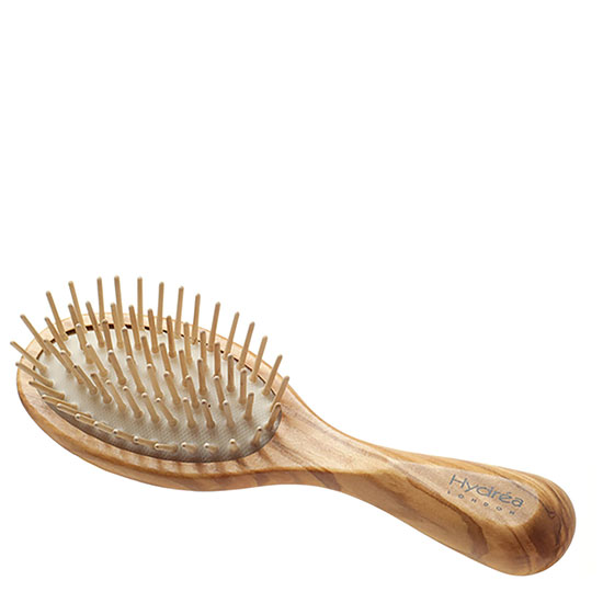 Hydréa London Olive Wood Handbag Size Anti Static Hair Brush