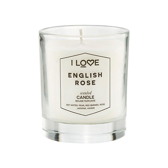 I Love Candle English Rose