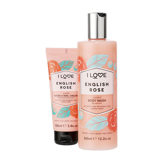 I Love Scent Sational Hand & Body Duo English Rose