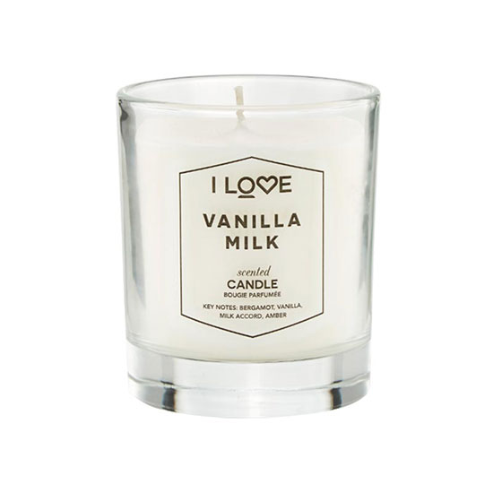 I Love Vanilla Milk Candle
