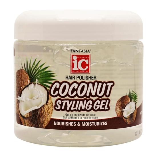 IC Fantasia Coconut Oil Styling Gel 16oz