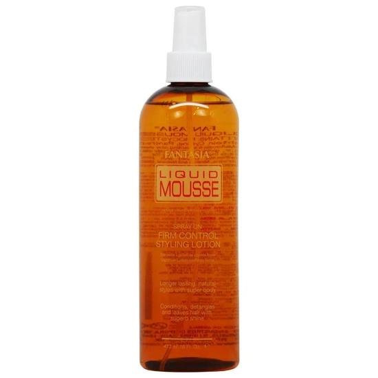 IC Fantasia Liquid Mousse Spray On Firm Control Styling Lotion 12oz