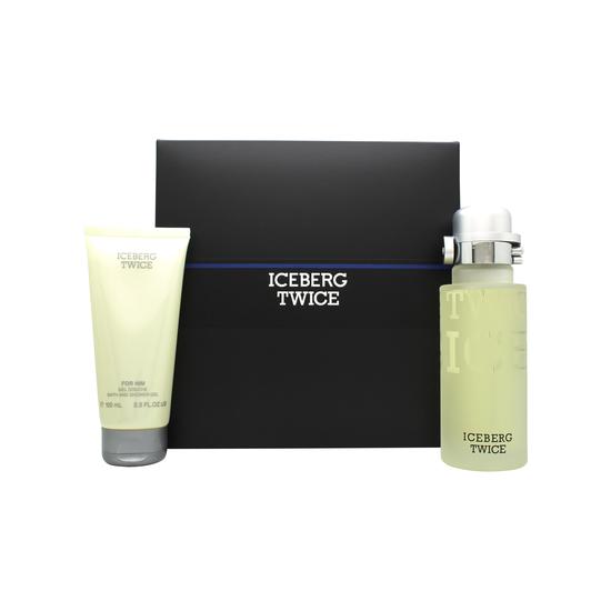 Iceberg Twice Pour Homme Gift Set 125ml Eau De Toilette + 100ml Shower Gel