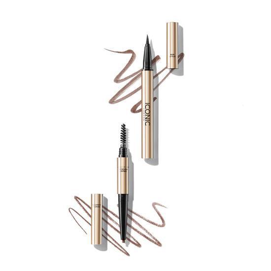 ICONIC London Triple Precision Brow Definer Chocolate Brown