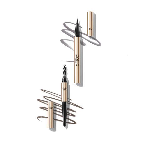 ICONIC London Triple Precision Brow Definer Cool Brown