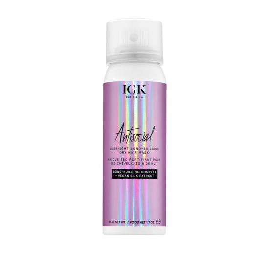 IGK Antisocial Overnight Bond Building Dry Hair Mask 66ml