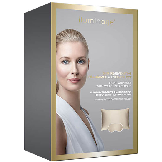 Iluminage Skin Rejuvenating Sesame Pillowcase & Eye Mask
