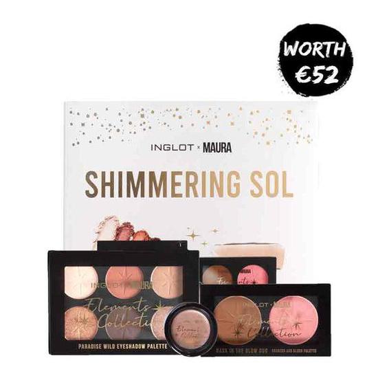 Inglot Cosmetics X Maura Shimmering Sol Skin & Eye Gift Set