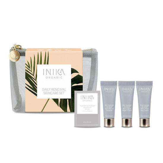 Inika Daily Renewal Skin Care Set