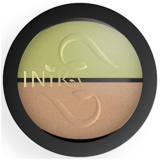 Inika Pressed Mineral Eyeshadow Duo Khaki Desert