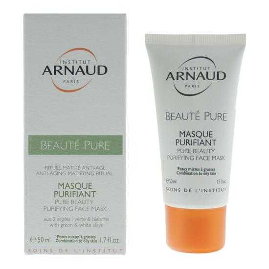 Institut Arnaud Pure Beauty Purifying Face Mask With Green & White Clays 50ml