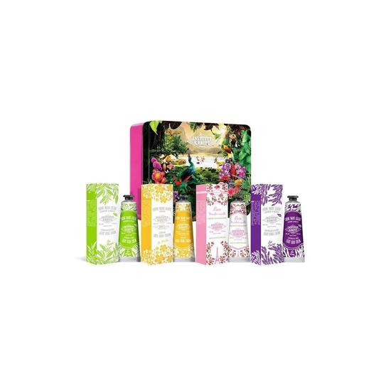 Institut Karité Jungle Paradise Tin Set 4 x Shea Hand Cream 30ml
