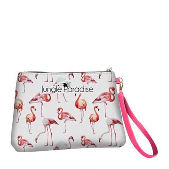 Institut Karité Flamingo Makeup Bag