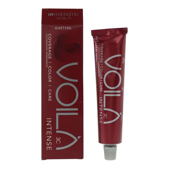 Intercosmo Voila 3c Hair Colour 4.53 Medium Mahogany Golden Brown 60ml